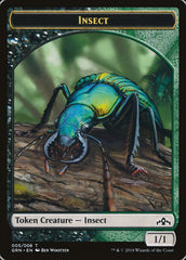 Saproling // Insect Double-Sided Token [Guilds of Ravnica Guild Kit Tokens] | Clutch Gaming