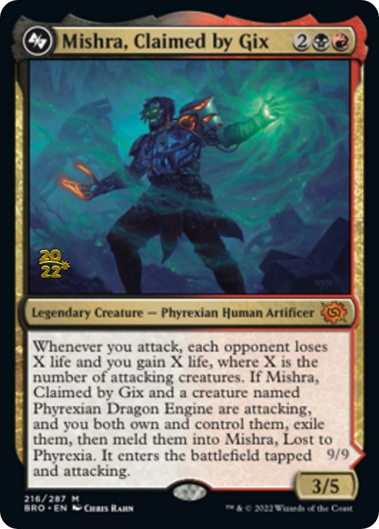 Mishra, Claimed by Gix [The Brothers' War Prerelease Promos] | Clutch Gaming