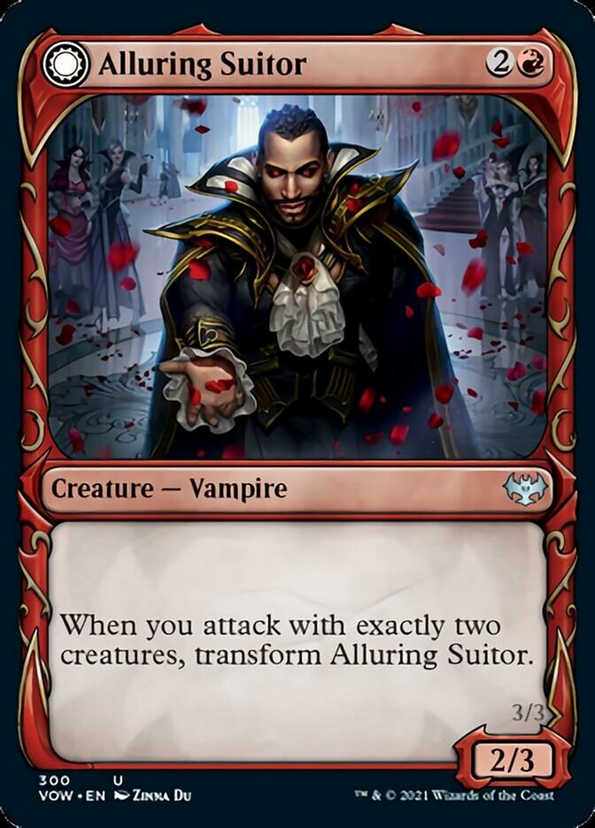 Alluring Suitor // Deadly Dancer (Showcase Fang Frame) [Innistrad: Crimson Vow] | Clutch Gaming