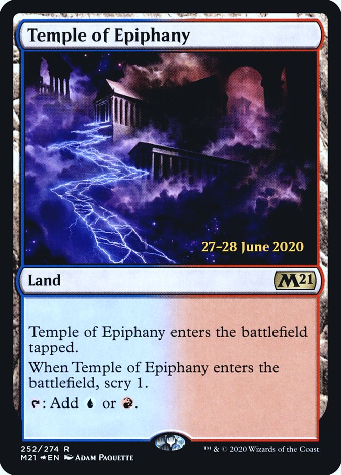 Temple of Epiphany [Core Set 2021 Prerelease Promos] | Clutch Gaming