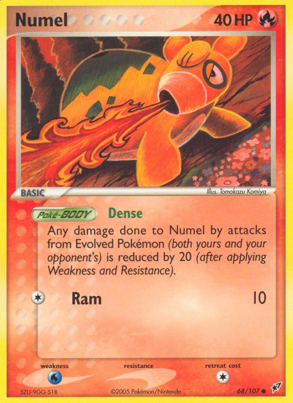 Numel (68/107) [EX: Deoxys] | Clutch Gaming