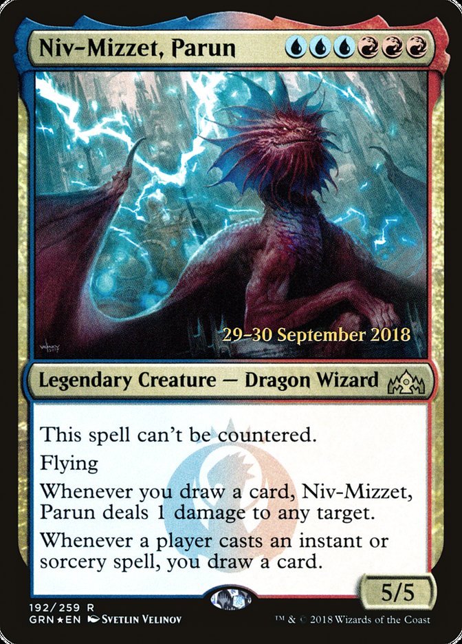 Niv-Mizzet, Parun [Guilds of Ravnica Prerelease Promos] | Clutch Gaming