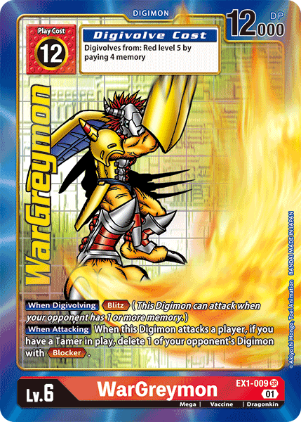 WarGreymon [EX1-009] (Alternate Art) [Classic Collection] | Clutch Gaming