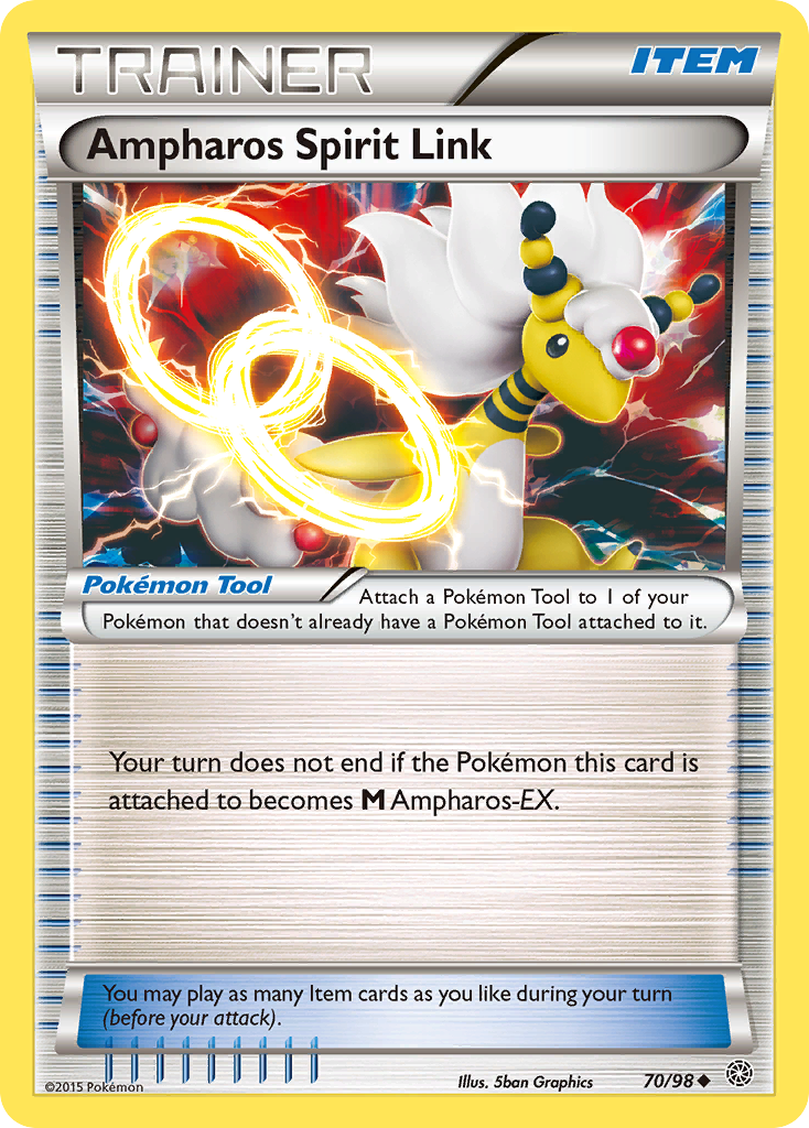 Ampharos Spirit Link (70/98) [XY: Ancient Origins] | Clutch Gaming