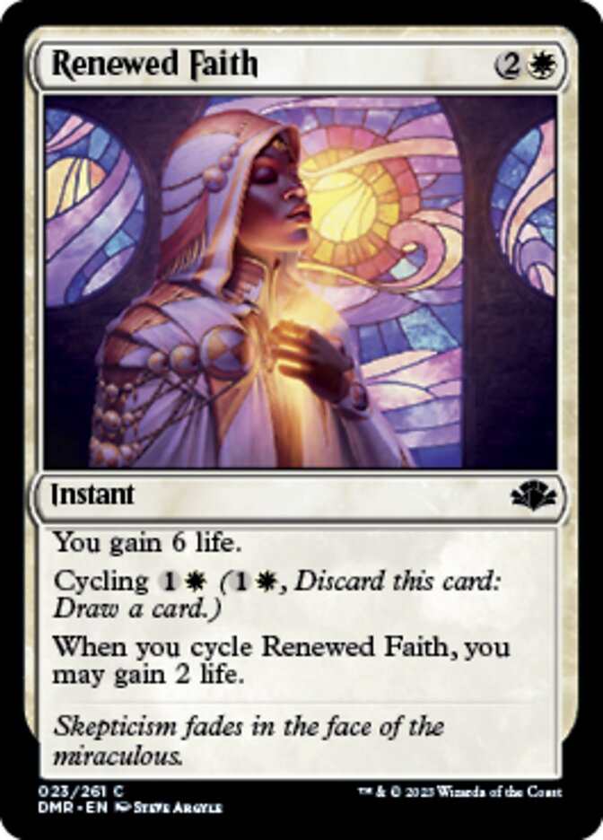 Renewed Faith [Dominaria Remastered] | Clutch Gaming