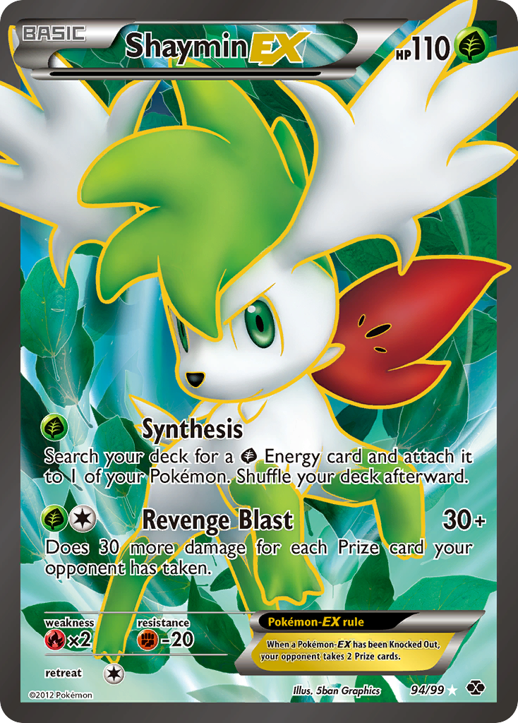 Shaymin EX (94/99) [Black & White: Next Destinies] | Clutch Gaming