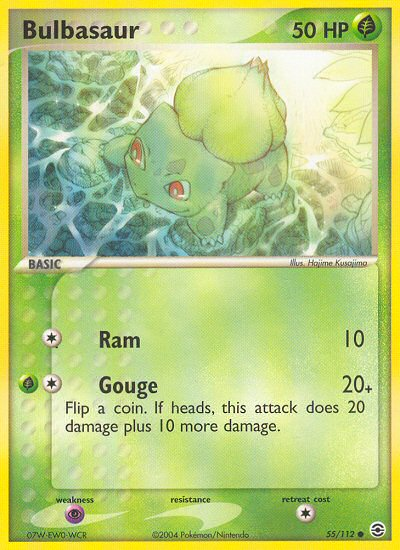 Bulbasaur (55/112) [EX: FireRed & LeafGreen] | Clutch Gaming