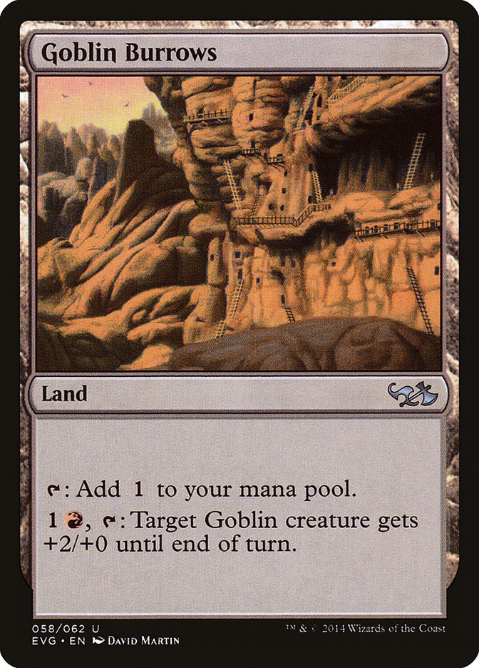 Goblin Burrows (Elves vs. Goblins) [Duel Decks Anthology] | Clutch Gaming