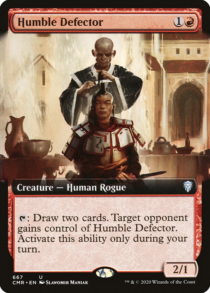 Humble Defector (Extended Art) [Commander Legends] | Clutch Gaming