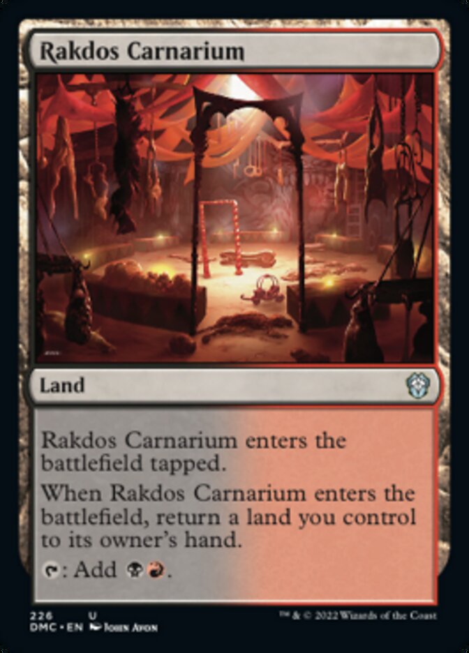 Rakdos Carnarium [Dominaria United Commander] | Clutch Gaming