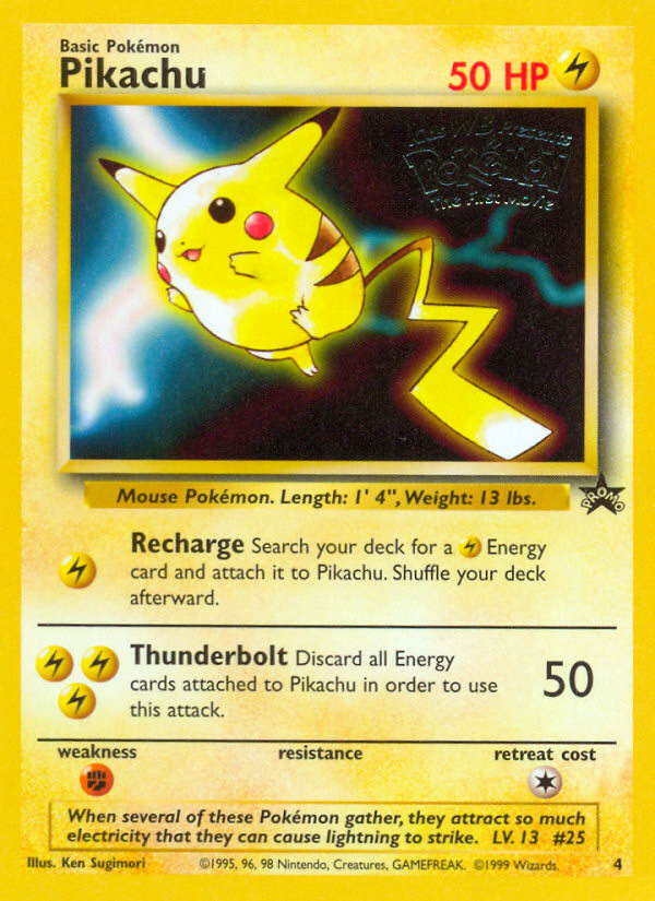 Pikachu (4) [Wizards of the Coast: Black Star Promos] | Clutch Gaming