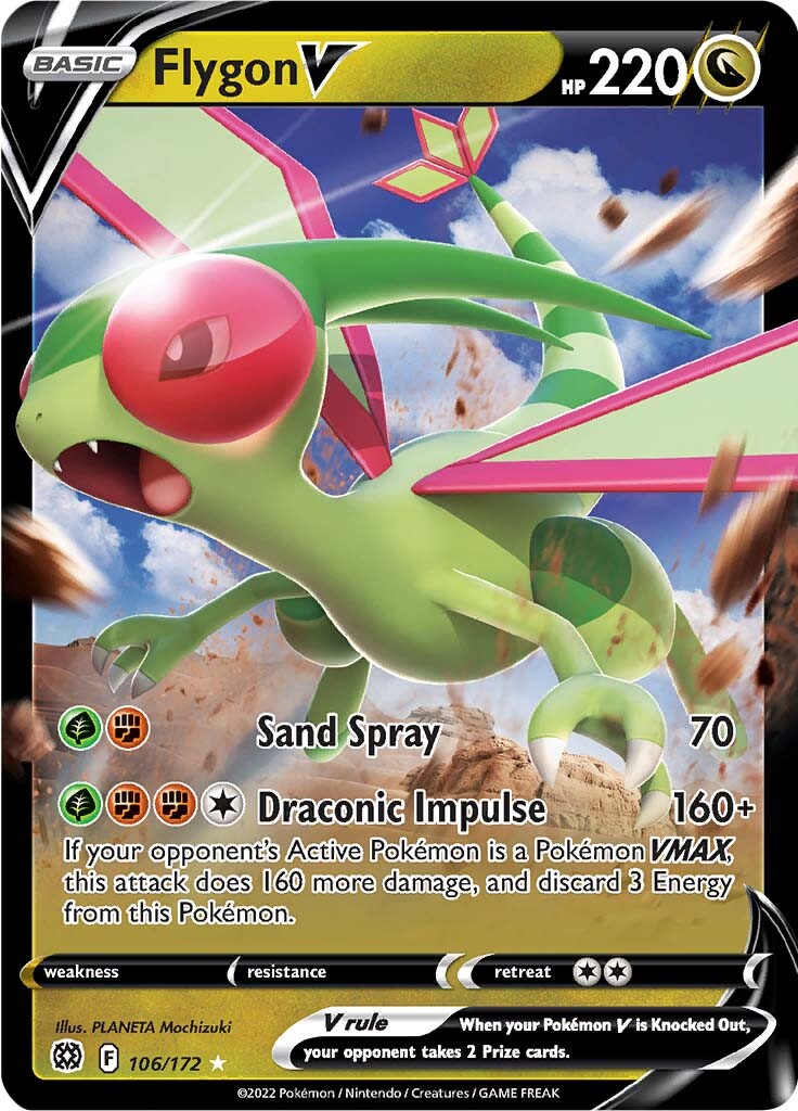 Flygon V (106/172) [Sword & Shield: Brilliant Stars] | Clutch Gaming