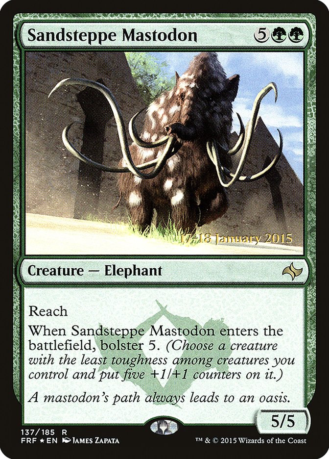 Sandsteppe Mastodon [Fate Reforged Prerelease Promos] | Clutch Gaming