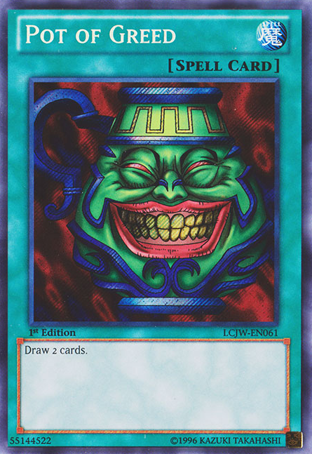 Pot of Greed [LCJW-EN061] Secret Rare | Clutch Gaming