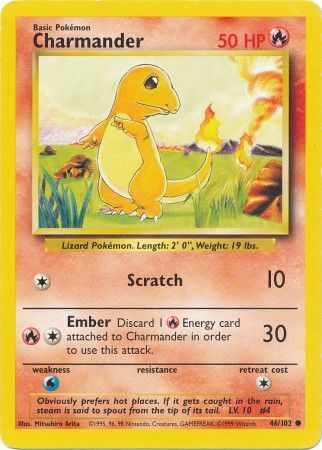 Charmander (46/102) [Base Set Unlimited] | Clutch Gaming