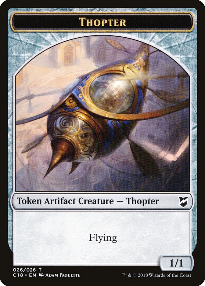 Elemental // Thopter (026) Double-Sided Token [Commander 2018 Tokens] | Clutch Gaming