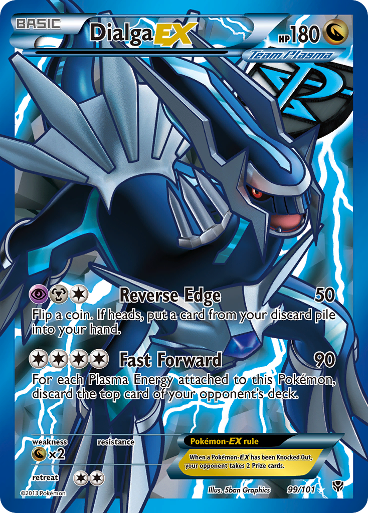 Dialga EX (99/101) [Black & White: Plasma Blast] | Clutch Gaming