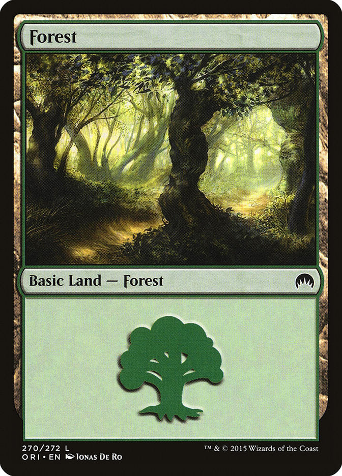 Forest (270) [Magic Origins] | Clutch Gaming