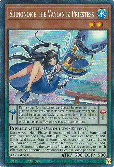 Shinonome the Vaylantz Priestess [TAMA-EN001] Collector's Rare | Clutch Gaming