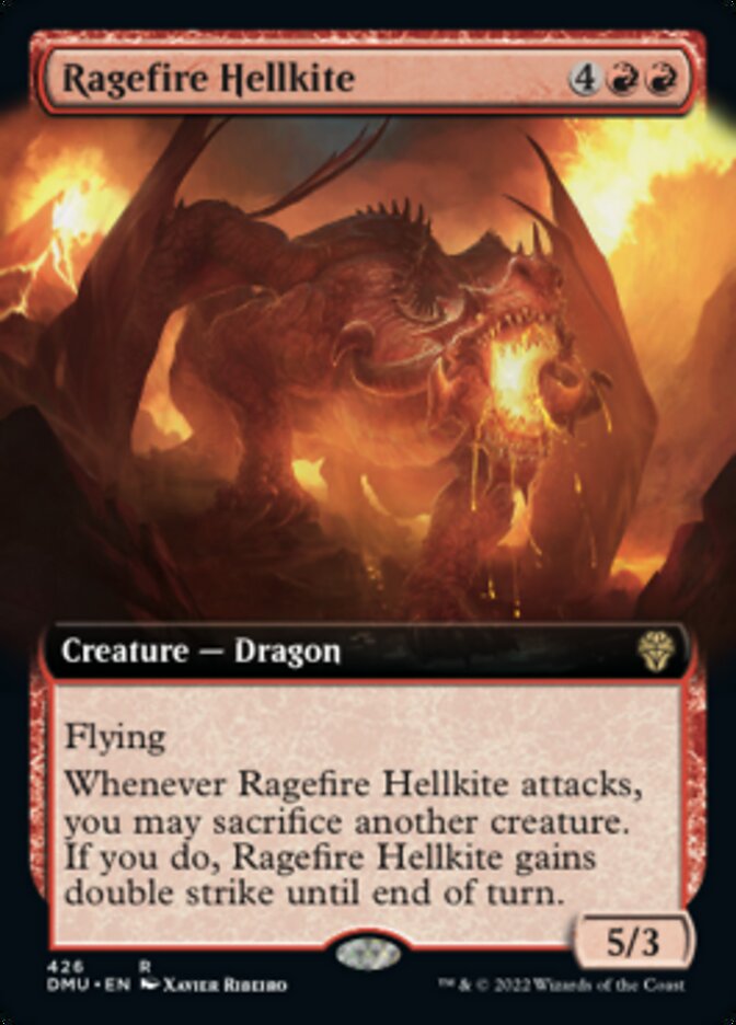 Ragefire Hellkite (Extended Art) [Dominaria United] | Clutch Gaming