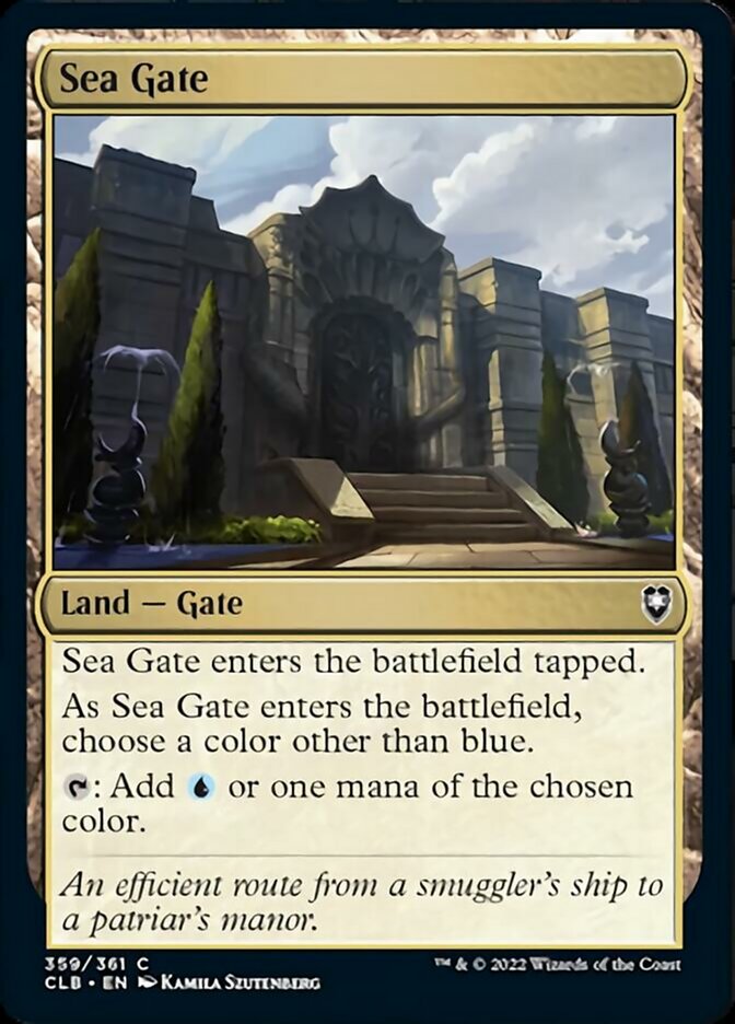 Sea Gate [Commander Legends: Battle for Baldur's Gate] | Clutch Gaming