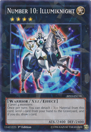 Number 10: Illumiknight [BP03-EN118] Shatterfoil Rare | Clutch Gaming