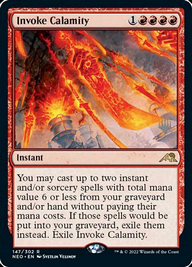 Invoke Calamity (Promo Pack) [Kamigawa: Neon Dynasty Promos] | Clutch Gaming