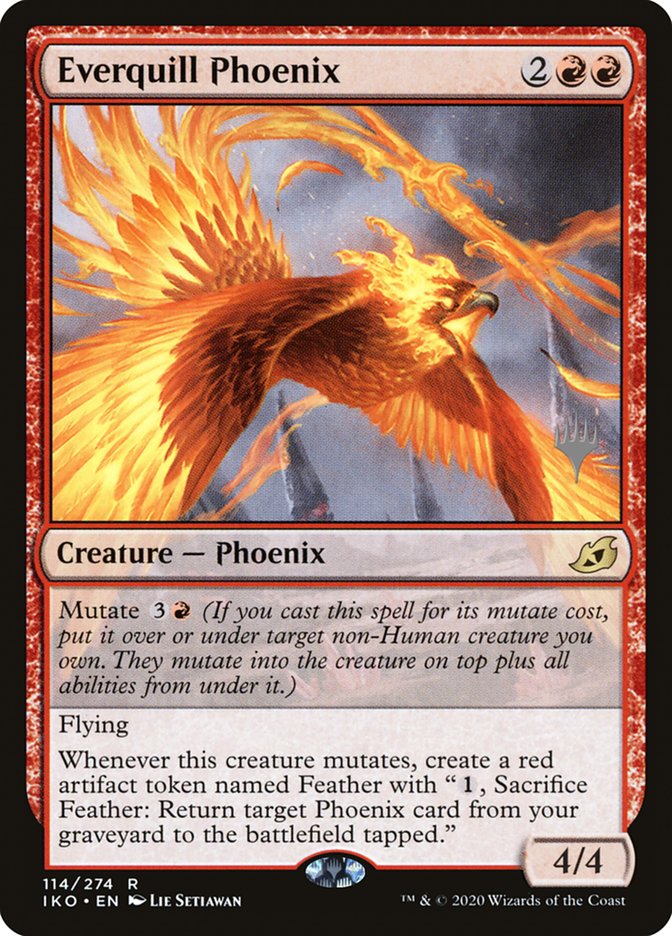 Everquill Phoenix (Promo Pack) [Ikoria: Lair of Behemoths Promos] | Clutch Gaming