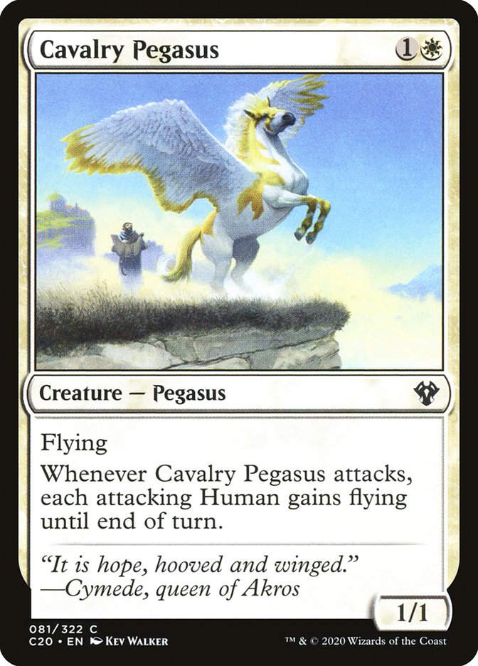 Cavalry Pegasus [Commander 2020] | Clutch Gaming