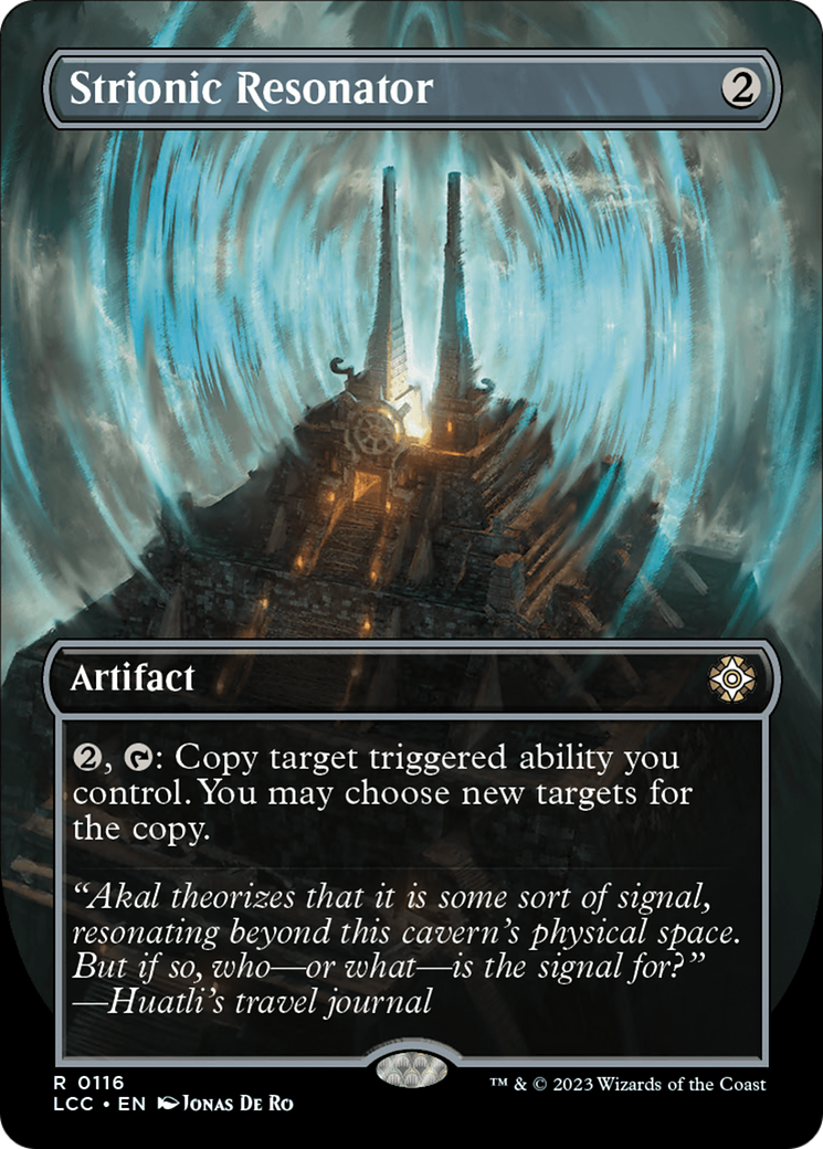 Strionic Resonator (Borderless) [The Lost Caverns of Ixalan Commander] | Clutch Gaming