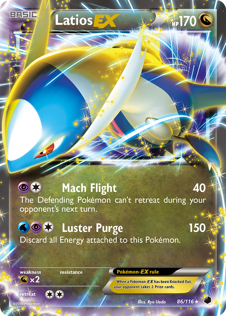 Latios EX (86/116) [Black & White: Plasma Freeze] | Clutch Gaming