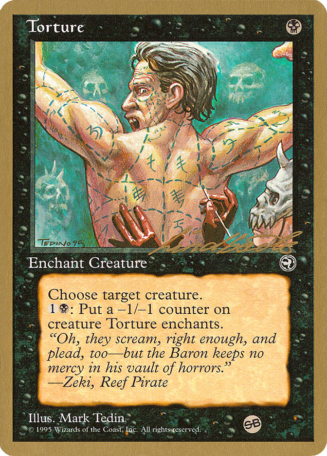 Torture (Leon Lindback) (SB) [Pro Tour Collector Set] | Clutch Gaming