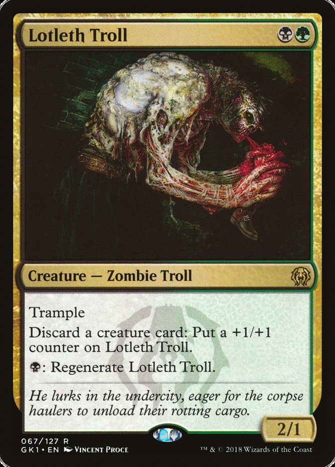 Lotleth Troll [Guilds of Ravnica Guild Kit] | Clutch Gaming