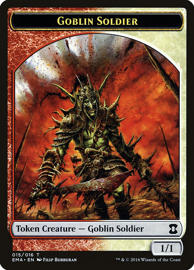 Goblin Soldier Token [Eternal Masters Tokens] | Clutch Gaming