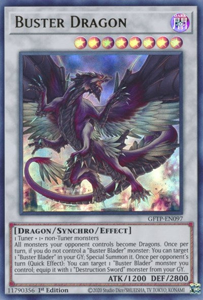 Buster Dragon [GFTP-EN097] Ultra Rare | Clutch Gaming