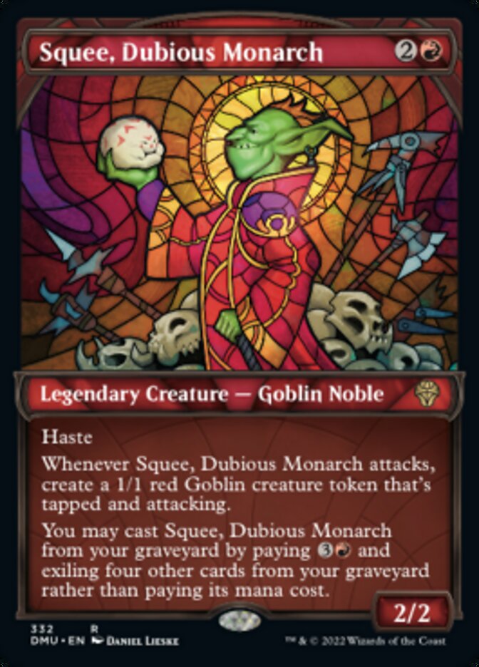 Squee, Dubious Monarch (Showcase Textured) [Dominaria United] | Clutch Gaming