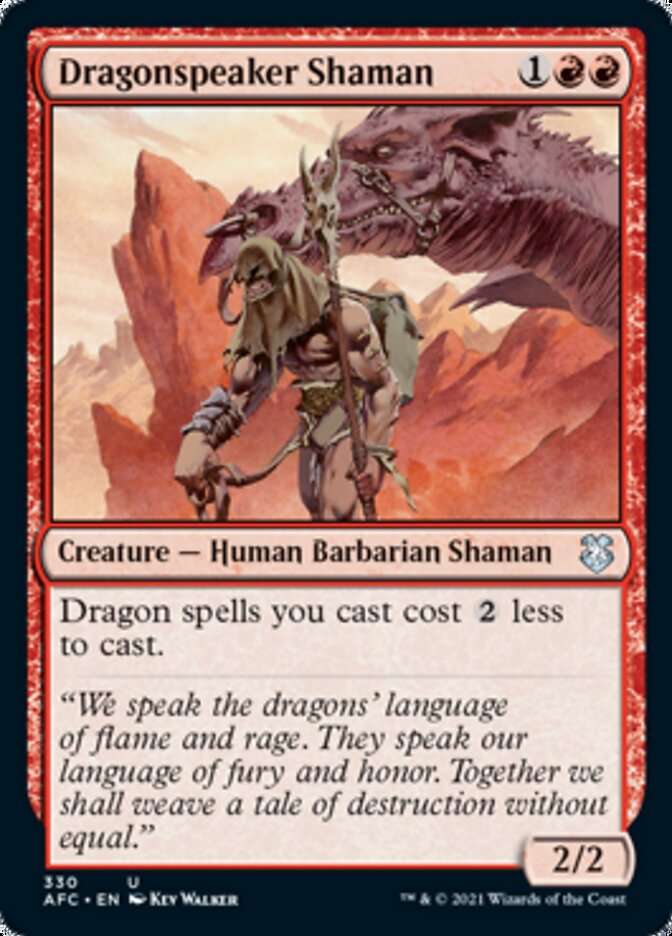 Dragonspeaker Shaman [Dungeons & Dragons: Adventures in the Forgotten Realms Commander] | Clutch Gaming