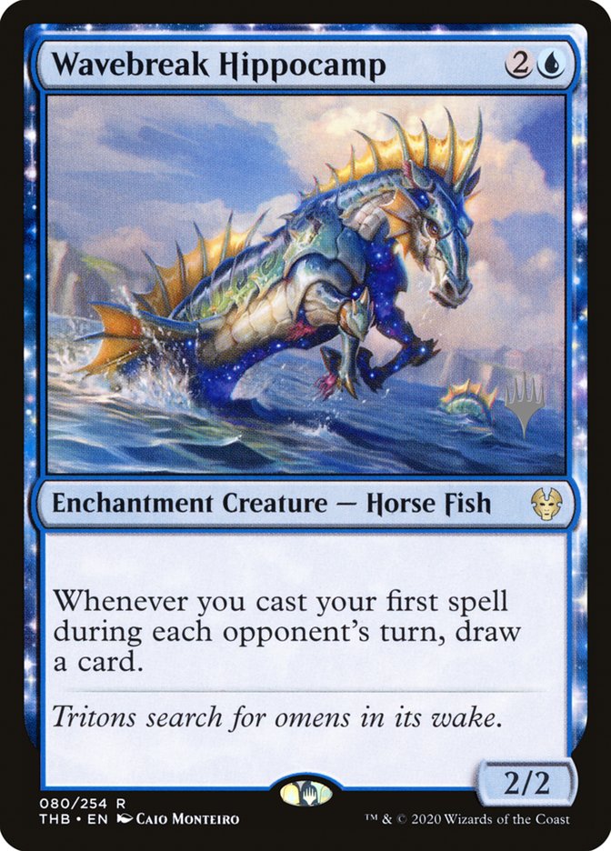 Wavebreak Hippocamp (Promo Pack) [Theros Beyond Death Promos] | Clutch Gaming