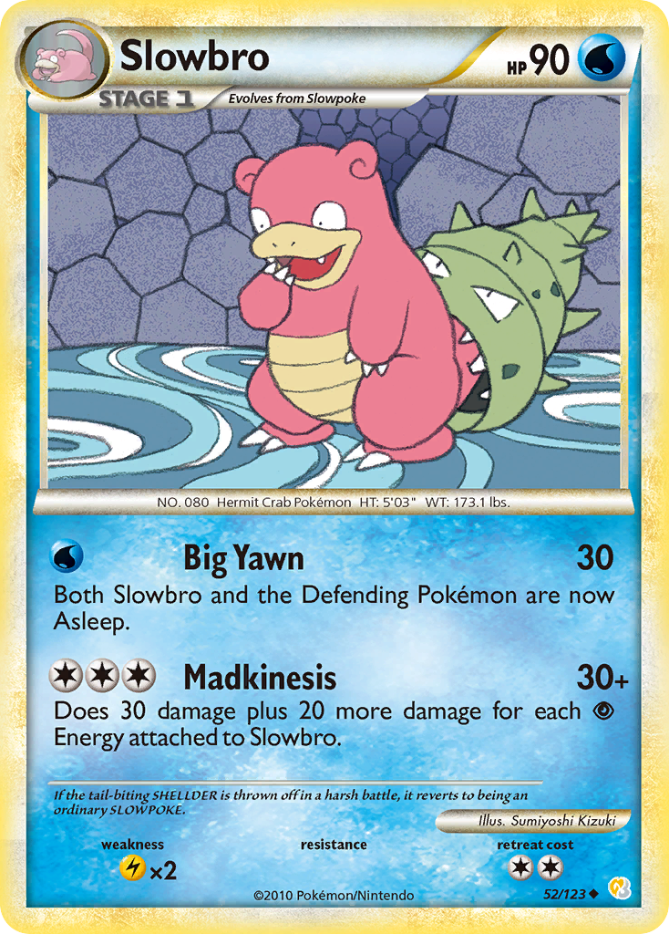 Slowbro (52/123) [HeartGold & SoulSilver: Base Set] | Clutch Gaming