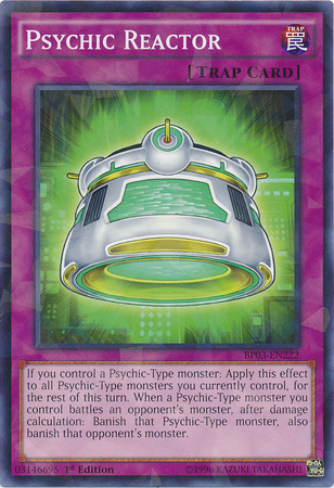 Psychic Reactor [BP03-EN222] Shatterfoil Rare | Clutch Gaming