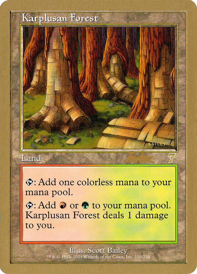 Karplusan Forest (Brian Kibler) [World Championship Decks 2002] | Clutch Gaming