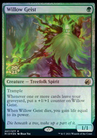 Willow Geist [Innistrad: Midnight Hunt Prerelease Promos] | Clutch Gaming