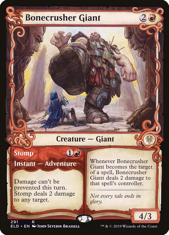 Bonecrusher Giant // Stomp (Showcase) [Throne of Eldraine] | Clutch Gaming