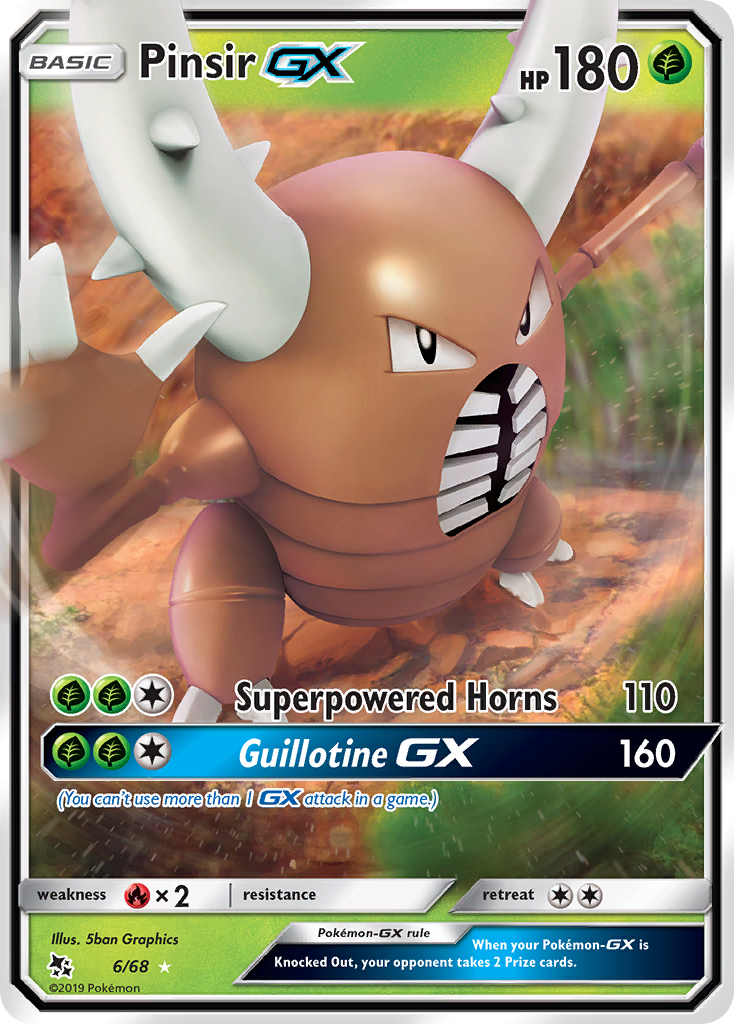 Pinsir GX (6/68) [Sun & Moon: Hidden Fates] | Clutch Gaming