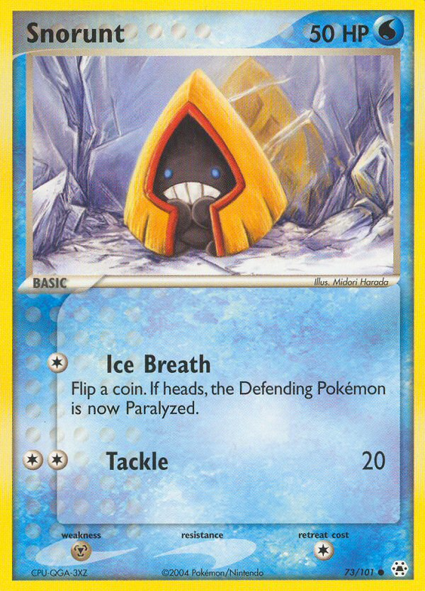 Snorunt (73/101) [EX: Hidden Legends] | Clutch Gaming