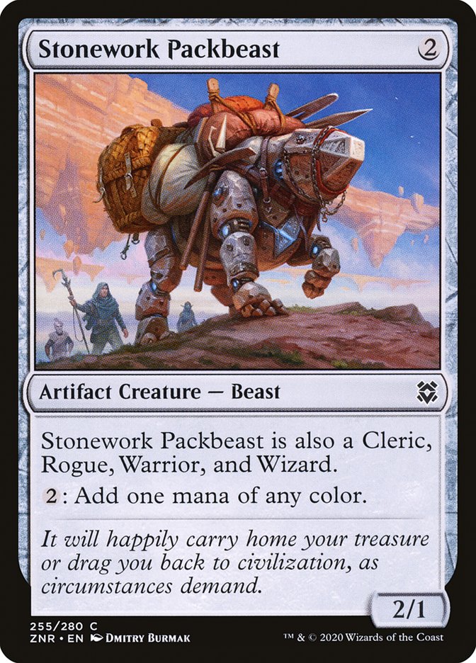 Stonework Packbeast [Zendikar Rising] | Clutch Gaming