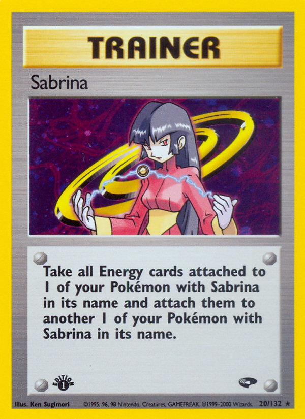 Sabrina (20/132) [Gym Challenge 1st Edition] | Clutch Gaming