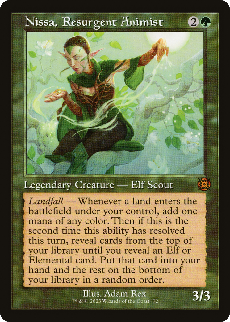 Nissa, Resurgent Animist (Retro) [March of the Machine: The Aftermath] | Clutch Gaming