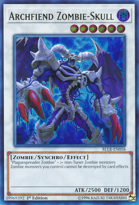 Archfiend Zombie-Skull [BLLR-EN058] Ultra Rare | Clutch Gaming