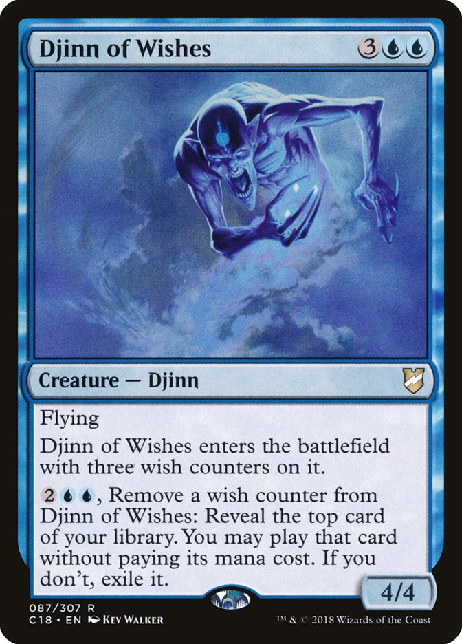 Djinn of Wishes [Commander 2018] | Clutch Gaming